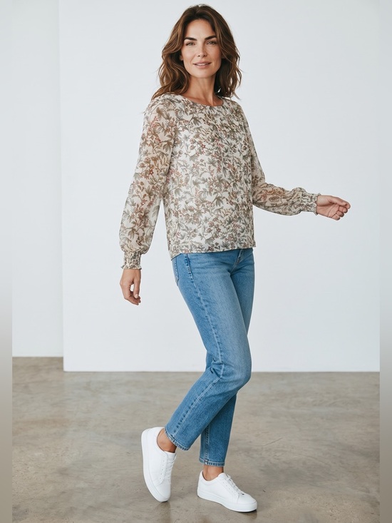 LOFT Tops - Loft floral blouse. Size LP GUC